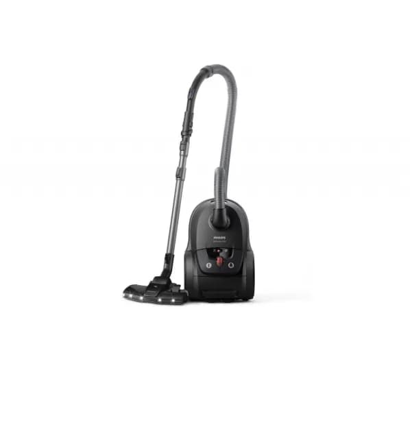 Aspirator Philips XD8122/10, filtrare HEPA, negru, 900W, 4l
