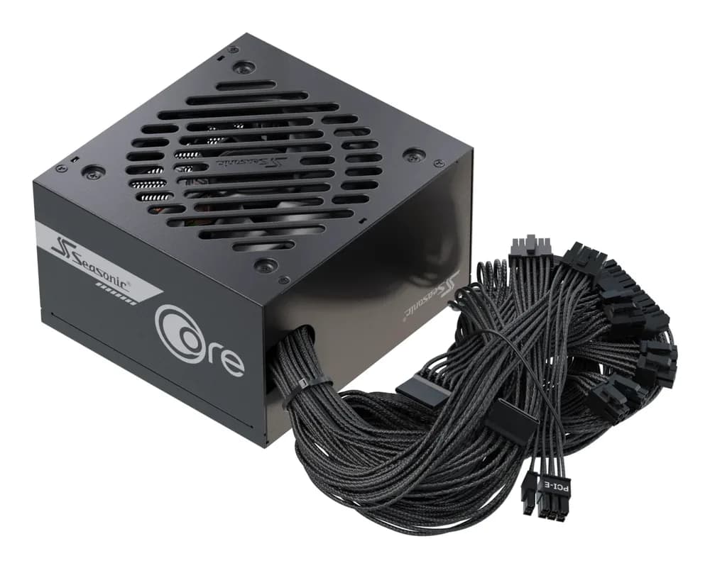 Sursa Seasonic Core BC-750-V2 ATX3.1, 750W, 80 PLUS Bronze, Negru "Core BC-750-V2 ATX3.1" — miniatură