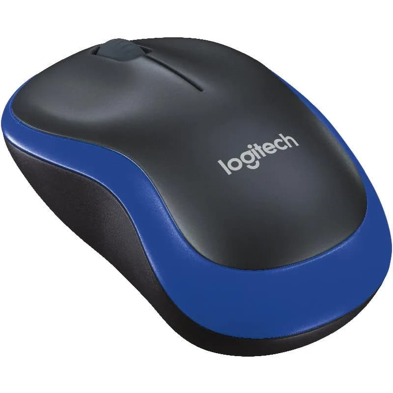 Mouse Wireless Logitech M185, 1000 dpi, Albastru — miniatură
