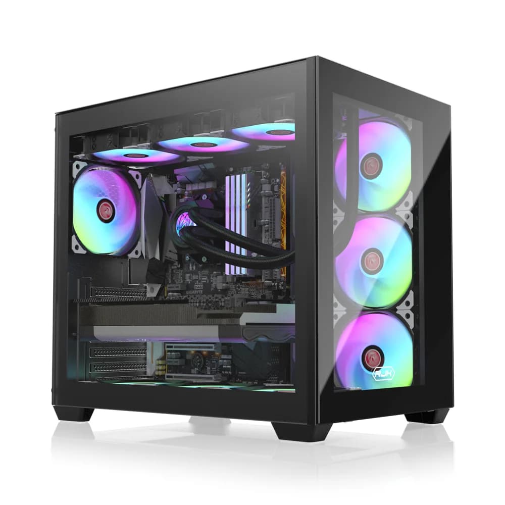 Carcasa RAIJINTEK PAEAN C7 TG4, MiddleTower, ATX, Negru "0R20B00234" — miniatură