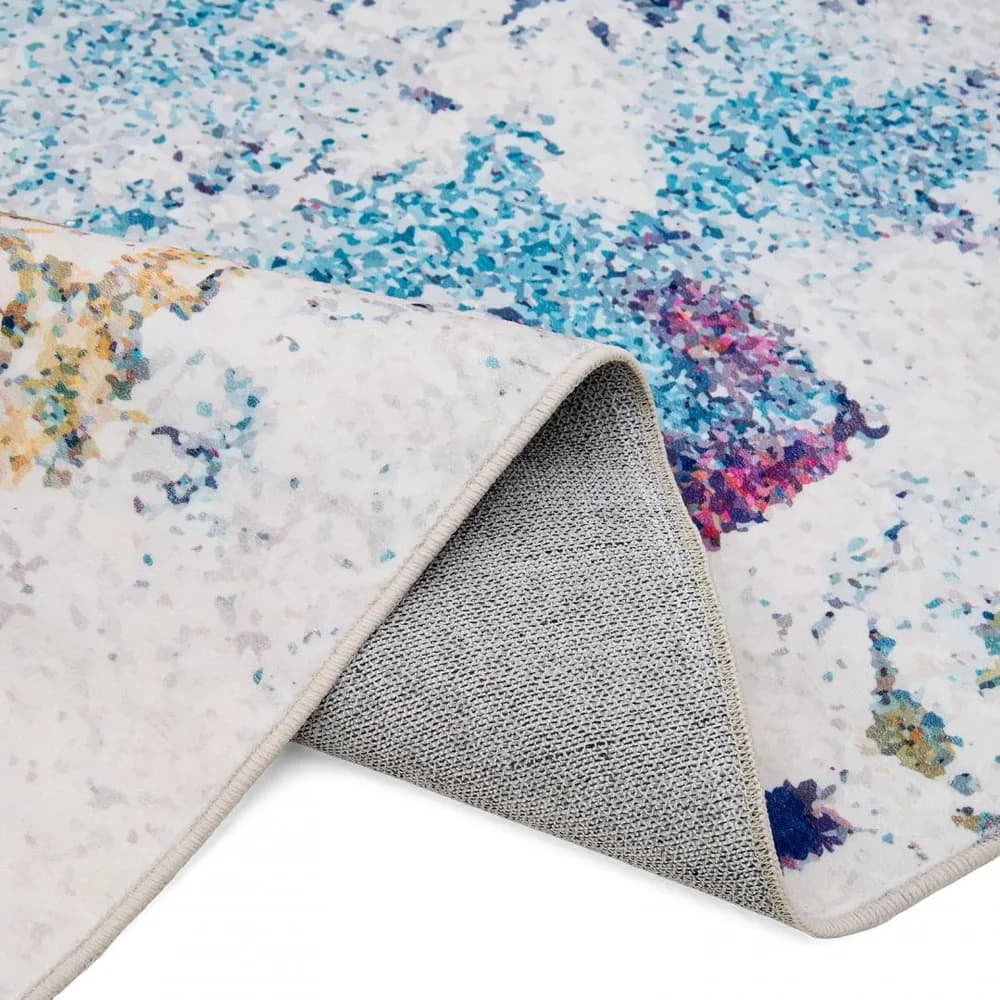 Covor printat, MIRO 70x140 cm, lavabil cu spate antialunecare, inaltime fir 3mm — miniatură