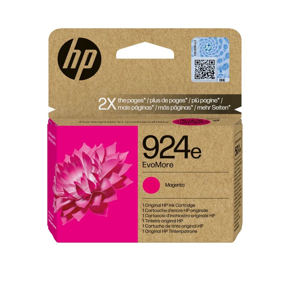Cartus Cerneala Original HP Magenta, nr.924E, pentru OJ Pro 8122e|8132e, 0.8K, incl.TV 1.2 RON, "4K0U8NE"
