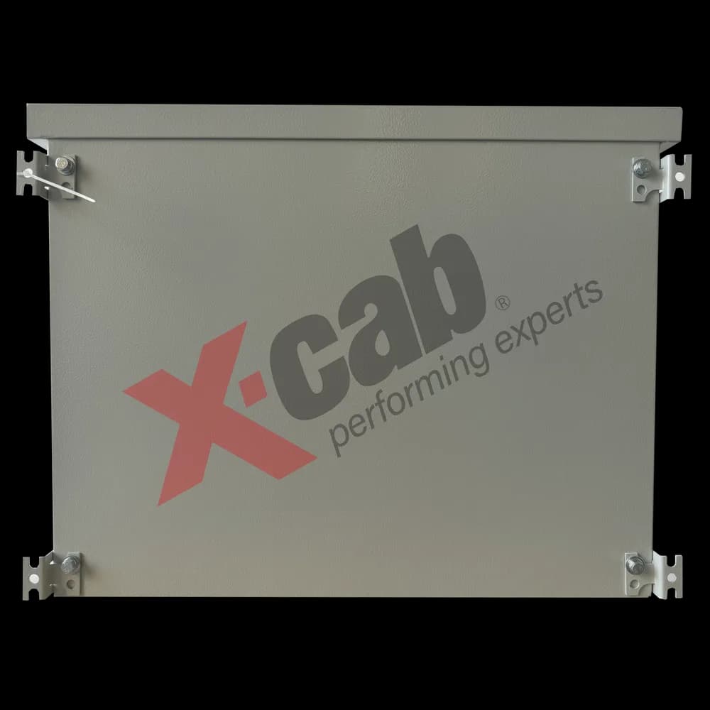 Cabinet metalic de exterior 19", cu izolatie termica, rack de perete, 9U 600x400 mm, IP-55, Xcab seria F "Xcab-FX196409" — miniatură
