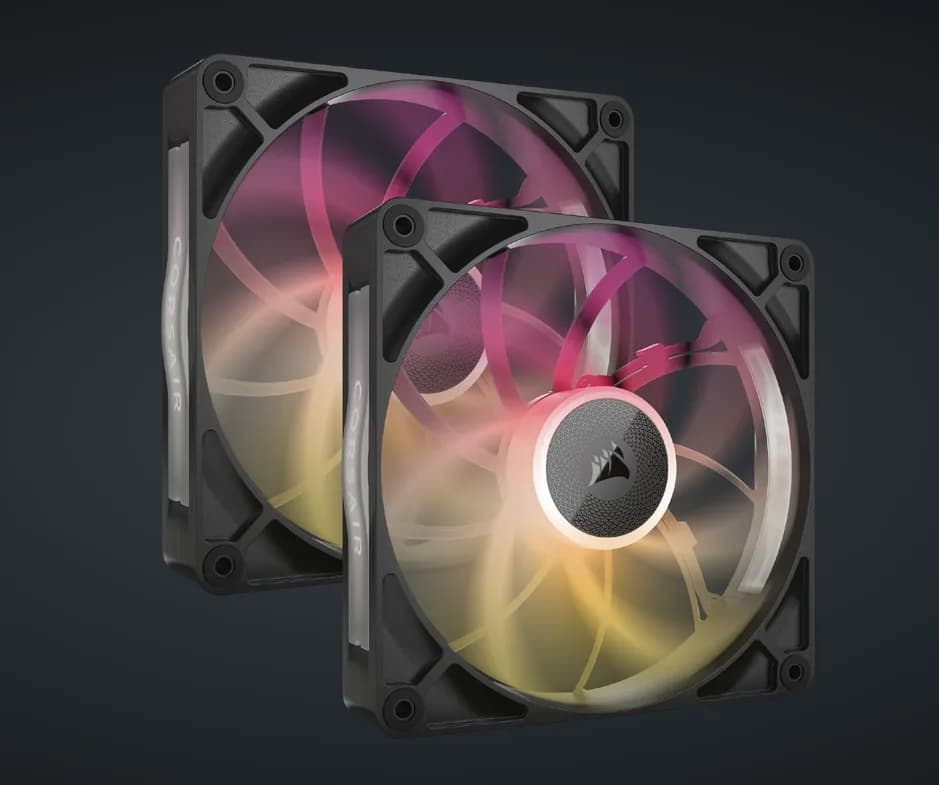 Ventilator Carcasa CORSAIR iCUE LINK RX140 MAX RGB, 14 cm, 1600 RPM, 2 ventilatoare, RGB