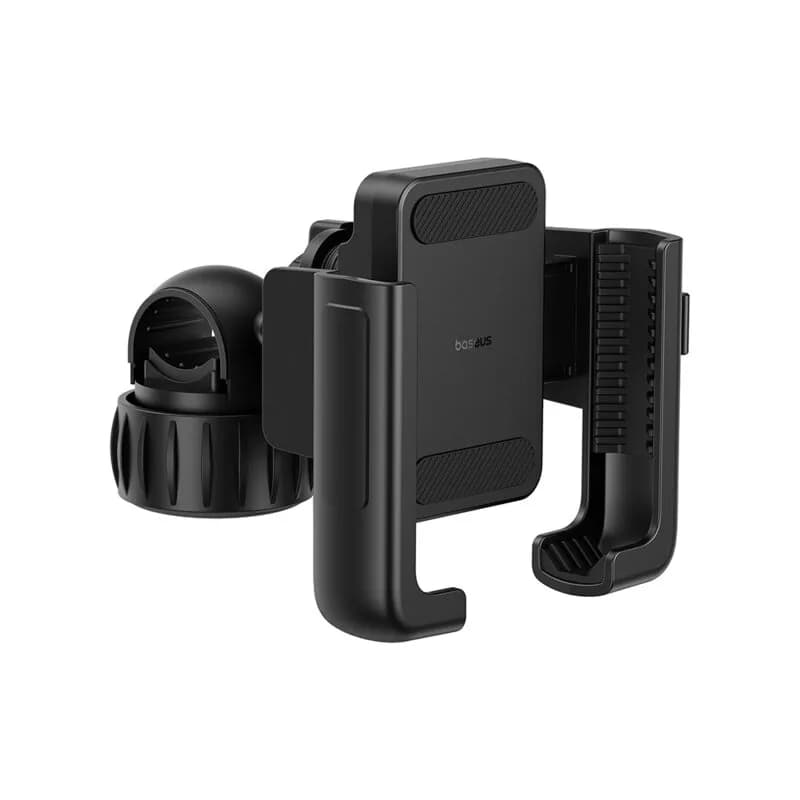 SUPORT bicicleta Baseus GoTrip pt SmartPhone, fixare de bare de diferite dimensiuni, negru "C40572301111-00" - 6932172658342 — miniatură
