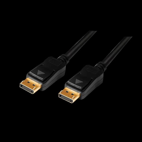 CABLU video LOGILINK, DisplayPort (T) la DisplayPort (T) 1.2, 15m, amplificare, conectori auriti, rezolutie maxima 4K (3840 x 2400) la 60 Hz, plastic, triplu ecranaj, negru, "CV0113"