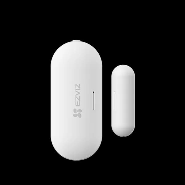 CONTACT MAGNETIC WIRELESS EZVIZ T2C, Temp de functionare: -10 °C to 55 °C (14 °F to 131 °F), Dimensiuni: Corp: 53.5 × 22.5 × 13.5 mm, Magnet 32.0 × 10.5 × 13.5 mm, greutate: 80g.