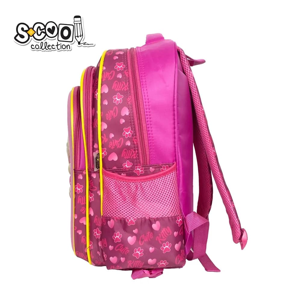 Ghiozdan 3D, cu led, 40x32x19.5 cm, CUTE KITTY - S-COOL — miniatură