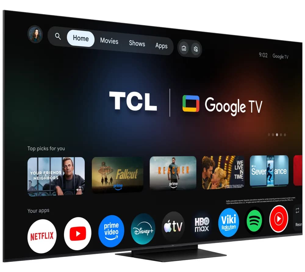 Televizor TCL QD-MiniLED 85MQLED75L, 214 cm, Smart Google TV, 4K, Onkyo (Model 2026) — miniatură