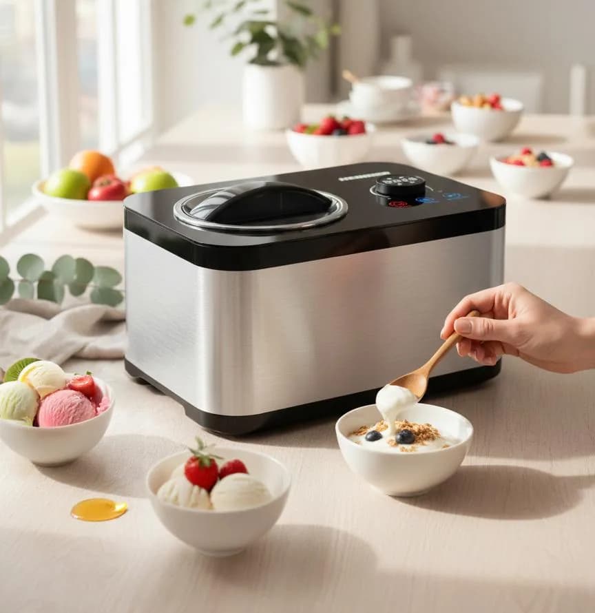 Aparat de făcut înghețată HEINNER SweetFreeze HICM-DW154SSBK — miniatură