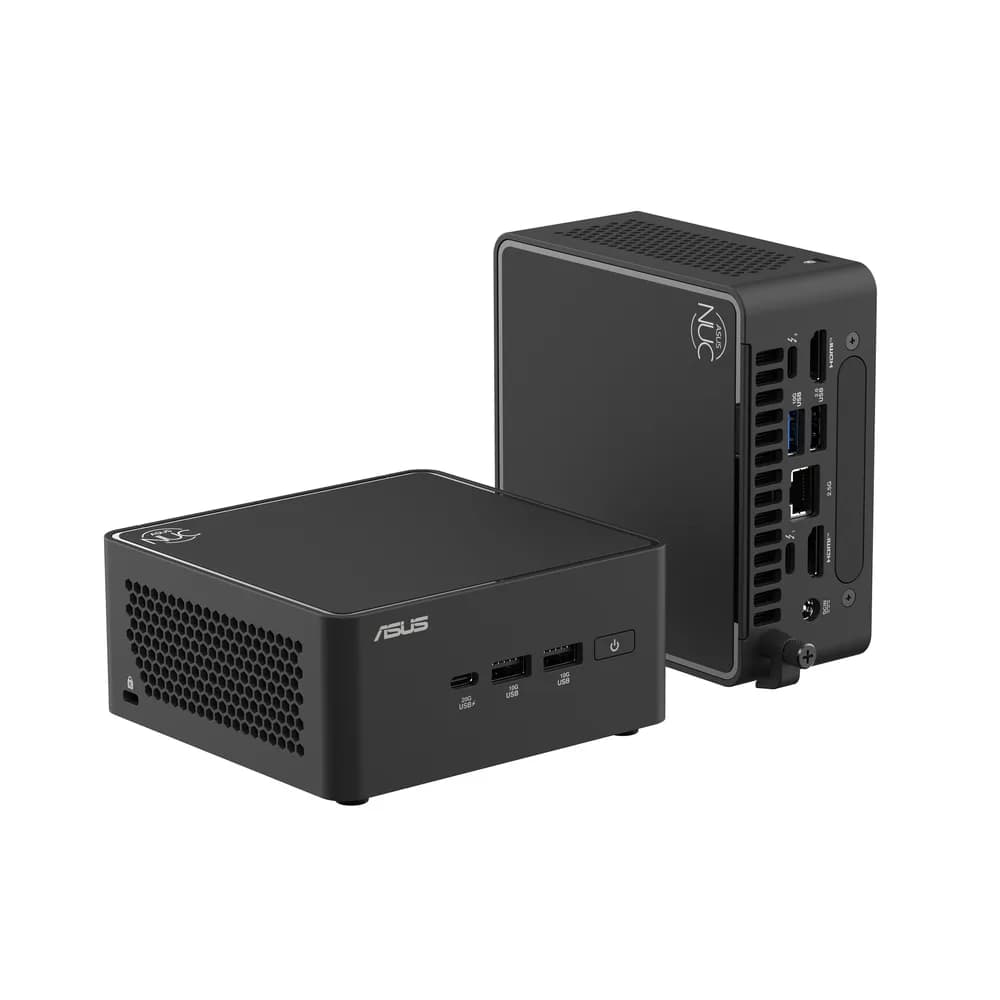 NUC 15 PRO/RNUC15CRHU500002/Ultra 5 225H 28W/Intel Arc graphics/no RAM/no Storage/Intel Wi-Fi/USB Total - 7/4 USB Type-A/3 USB Type-C /2x HDMI/no OS "90AR00Q2-M00050" — miniatură