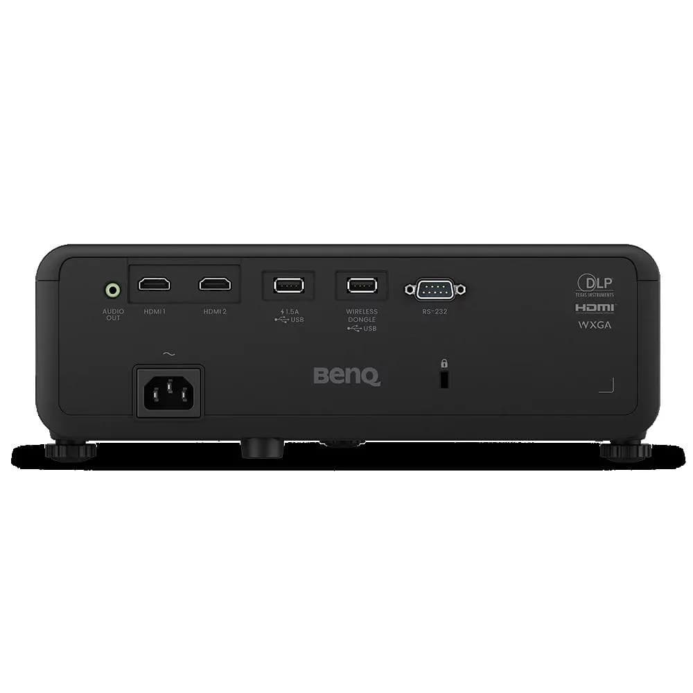 Videoproiector BenQ LW600ST, WXGA 1280*800, up to WUXGA 1920*1200, 2.800 lumeni, 16:10, 20.000:1, 4LED 20.000- 30.000 ore, zoom 1.2x, 2* HDMI, USB Type A-1 (2.0/Power Supply1.5A), boxa 10W, 28- 34 dB, telecomanda cu baterii incluse, capac lentila inclus, Wi-Fi Standard 802.11b/g/n (2.4G/5G), 2.65 — miniatură