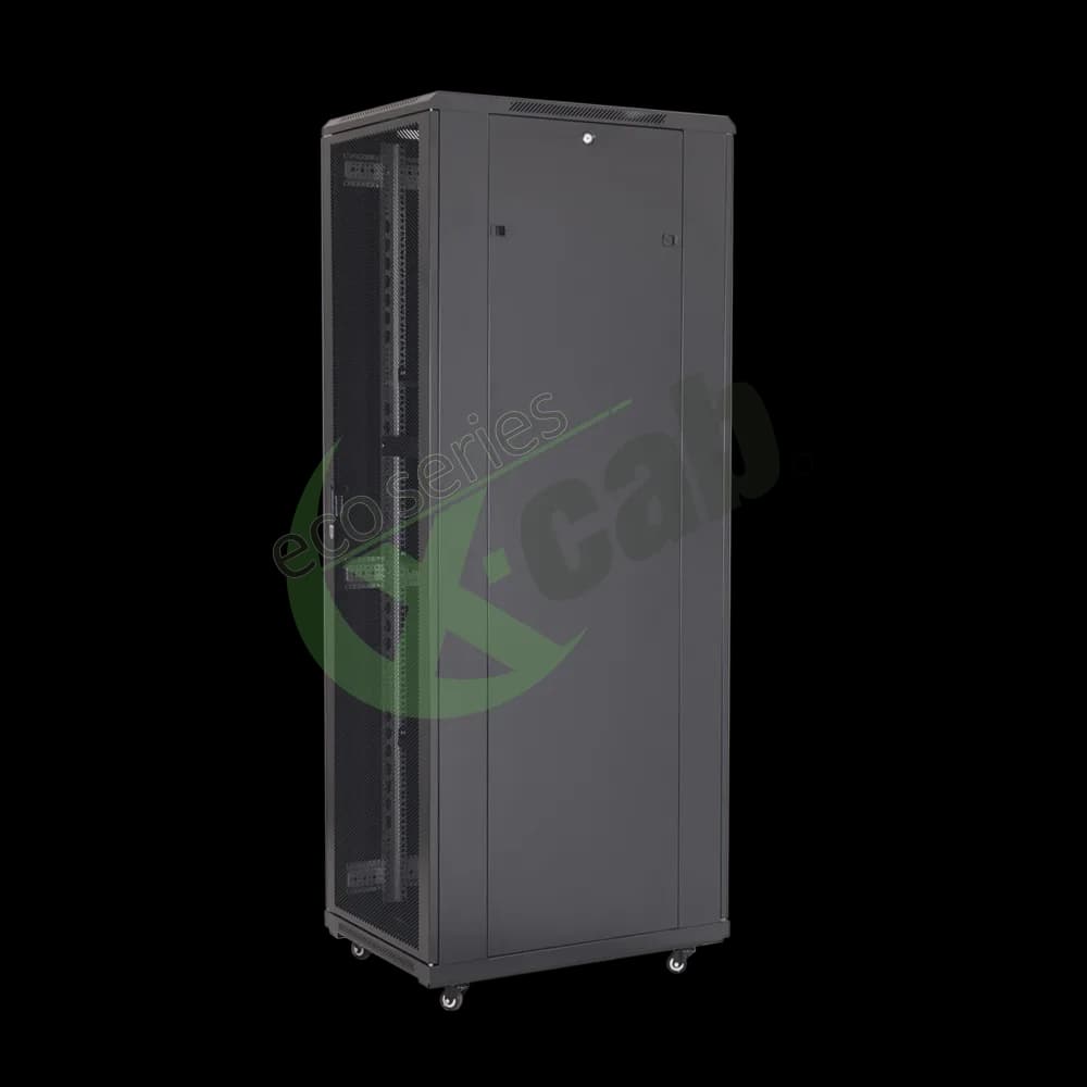 Cabinet metalic de podea 19", tip rack stand alone, 32U 600x1000 mm, Eco Xcab A3 "A36032.9004" — miniatură