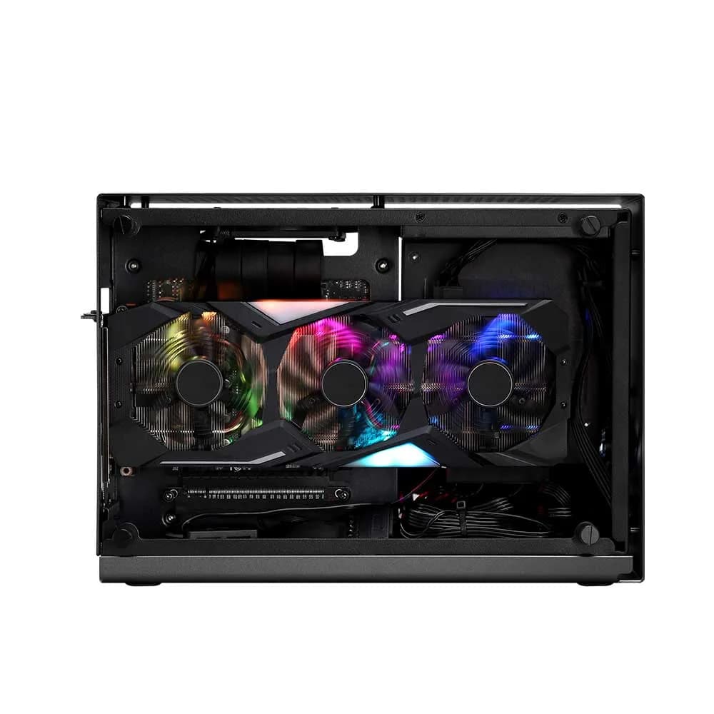 CARCASA Zalman "M2 mini", mini tower, gaming, compatibil sursa SFX, SFX-L, suporta 2xfan, 1xfan inclus, USB Type-C x 1, USBx1, 2 sloturi expansiune, argintiu, "M2 mini (Silver)" — miniatură
