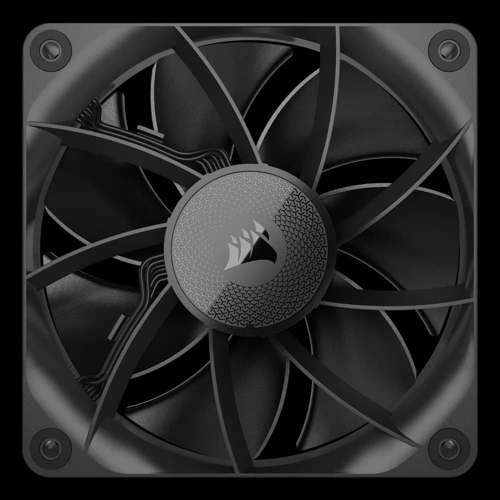VENTILATOR Corsair iCUE LINK RX120 1x120mm NEGRU, viteza 0.400-2100 RPM +/- 10%, 10.5-74.2 CFM, Presiune Statica: 0.12-4.38 mm-H2O, 10-36dBA, Prindere magnetica, Lungime cablu 135mm "CO-9051009-WW"