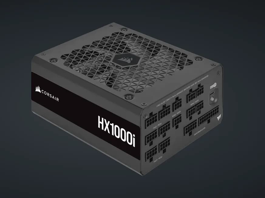 Sursa Corsair HX1000i, 80 PLUS Platinum, 1000 W — miniatură