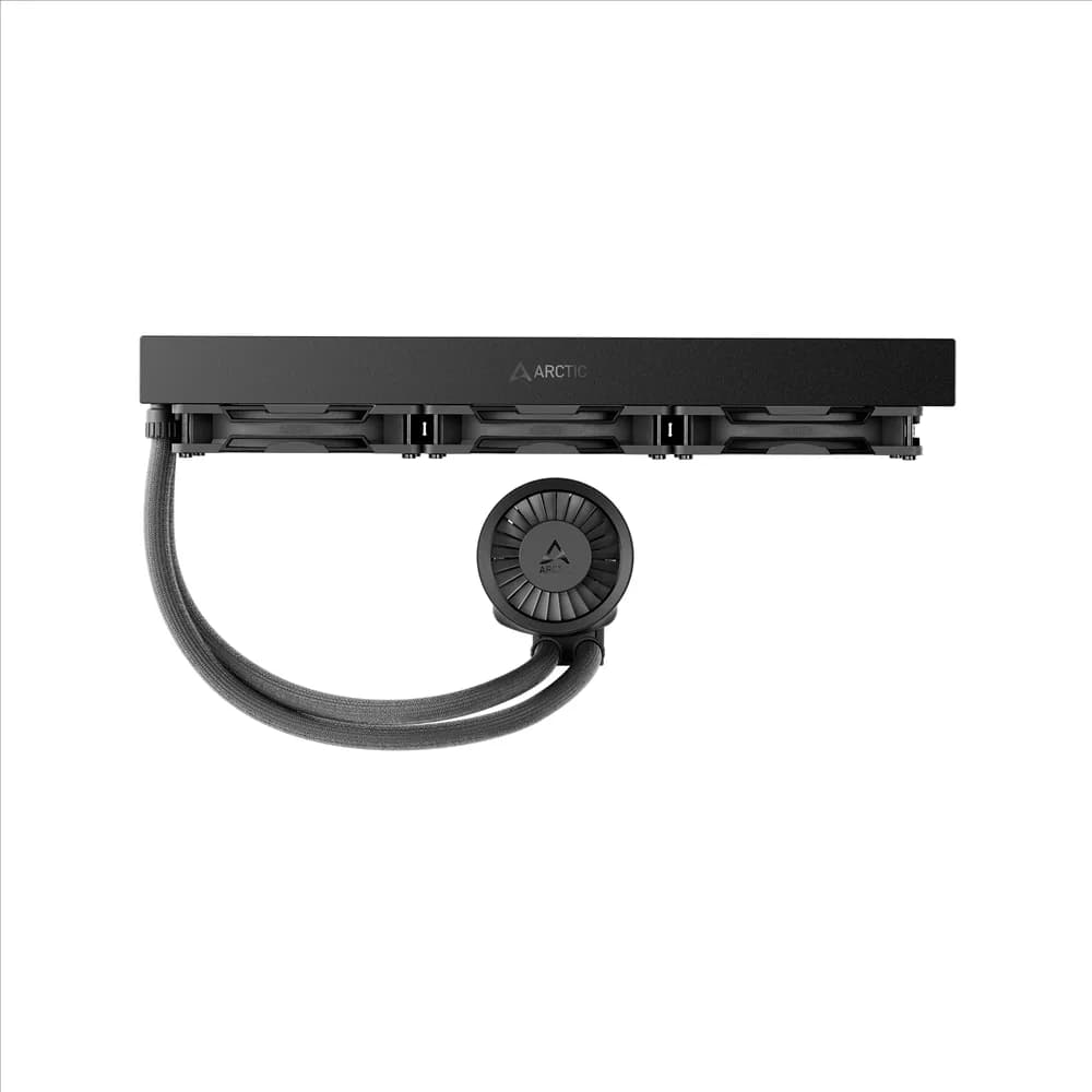COOLER Arctic "Liquid Freezer III Pro 420", skt. LGA1851, LGA 1700, AM4, AM5, racire cu lichid, 3 x 140mm P14 Pro, 800 - 2800 RPM, negru "ACFRE00181A" — miniatură