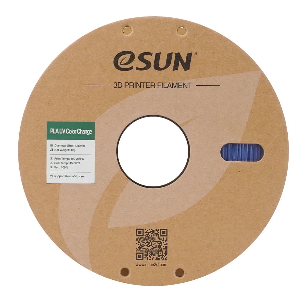 Filament eSUN PLA UV Color Change (PLA-UV CC175UV-Y1P1) — miniatură