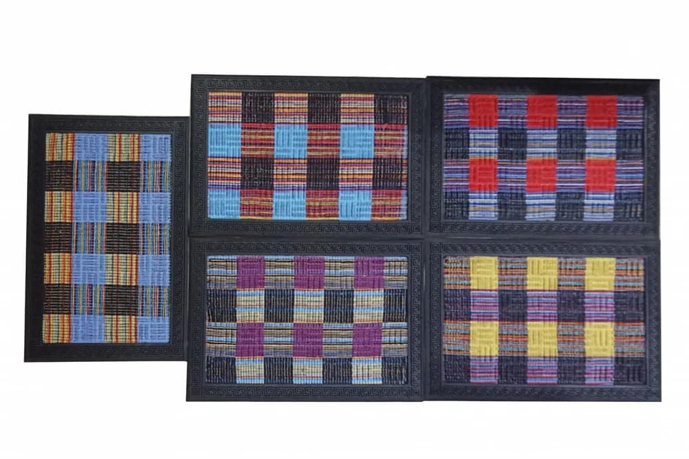COVORAS INTRARE ANTIDERAPANT TEXTIL MULTICOLOR 40X60 CM, VANORA HOME — miniatură