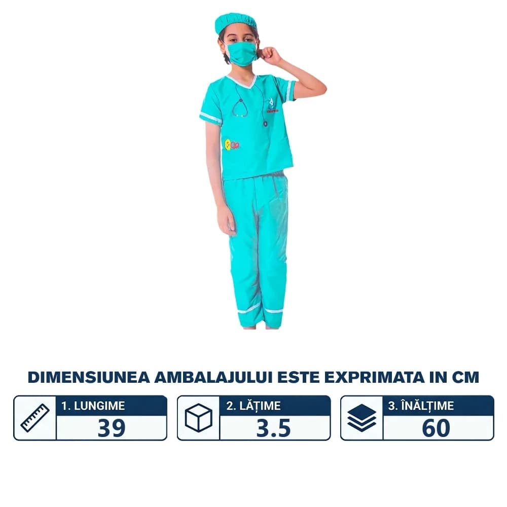 Costum Doctor, cu accesorii — miniatură