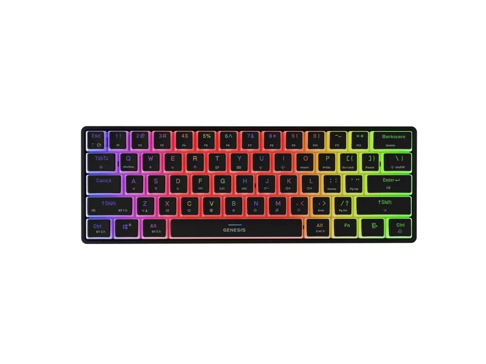 Tastatura Mecanica Gaming Genesis Thor 660 G2, RGB, Wireless, negru — miniatură
