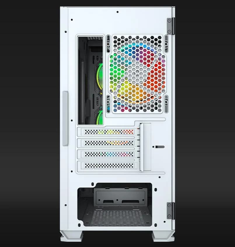 Carcasa Aqirys Wezen Midi Tower White RGB — miniatură