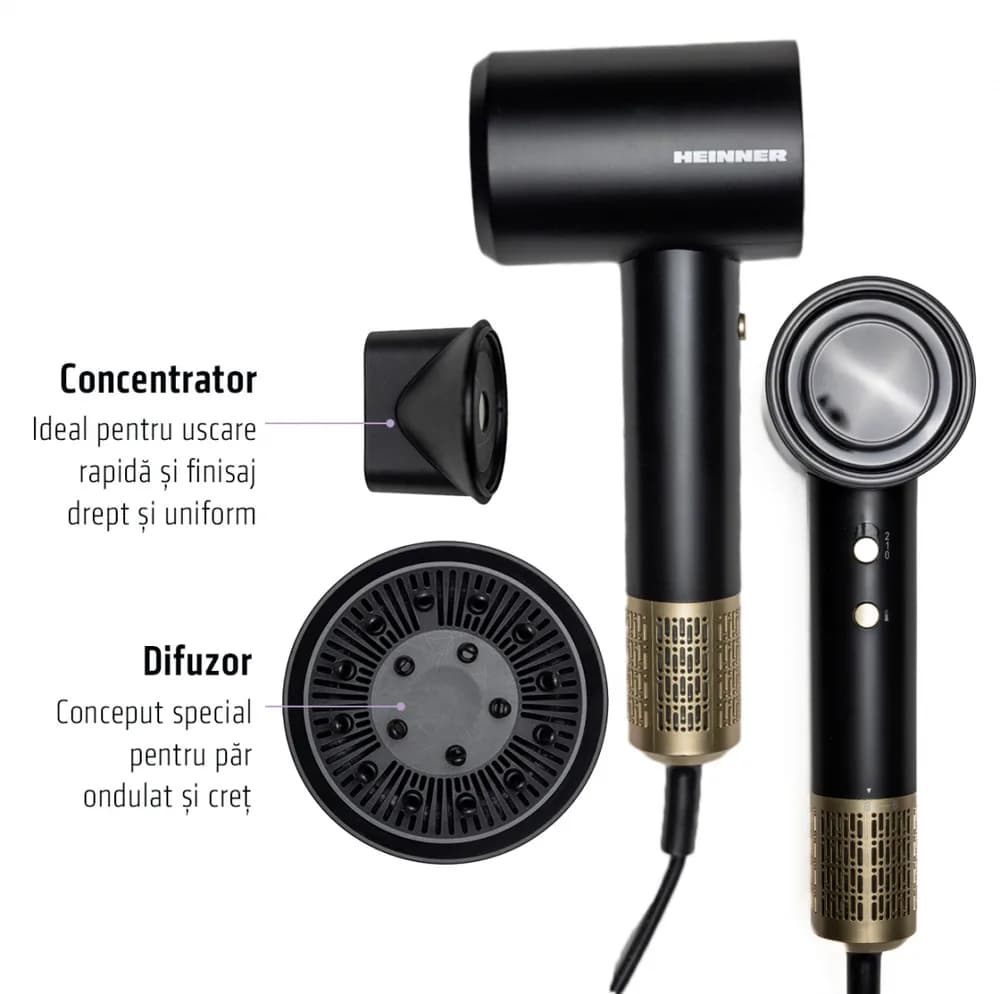 USCATOR DE PAR PROFESIONAL HHD-R16BLDC-BK — miniatură
