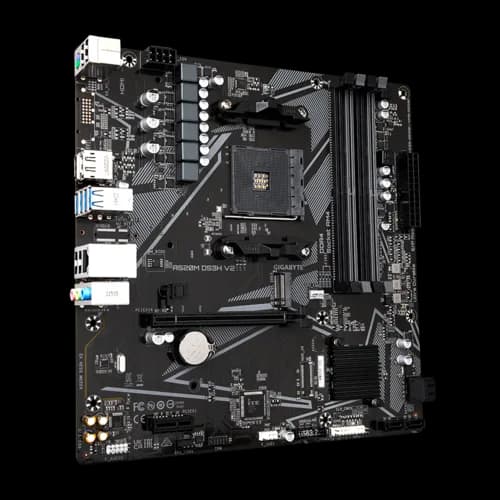 Placa de baza Gigabyte A520M DS3H V2, Socket AM4, DDR4, Micro-ATX — miniatură