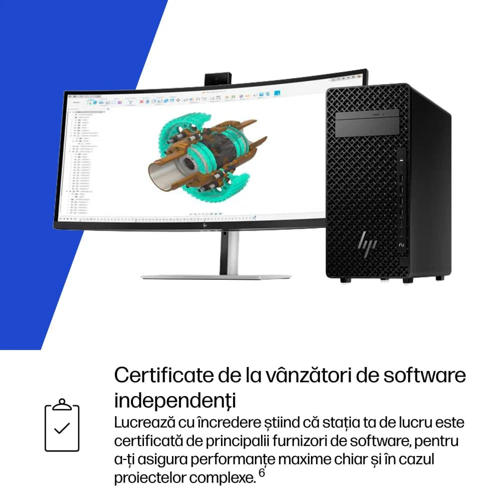 PC Z2 TOWER G1I CU9-285K/64GB/1TB W11P D06G8ET HP"D06G8ET" — miniatură