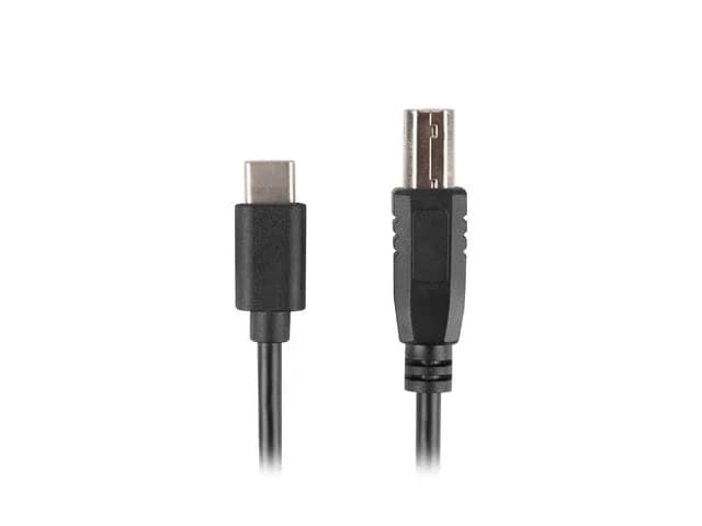 Lanberg CA-USBA-14CC-0030-BK cable 3m USB 2.0 USB C USB B Ferrit Black "CA-USBA-14CC-0030-BK" — miniatură