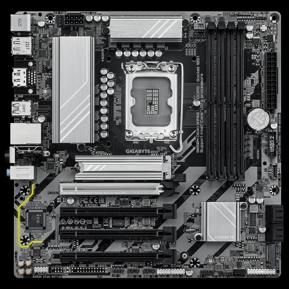 Placa de baza GIGABYTE B860M DS3H WIFI6E "B860M DS3H WIFI6E"