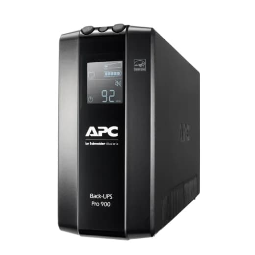 UPS APC "Back-UPS", Line int., mini Tower, AVR, IEC x 6, display LCD, back-up 11 - 20 min. "BR900MI"