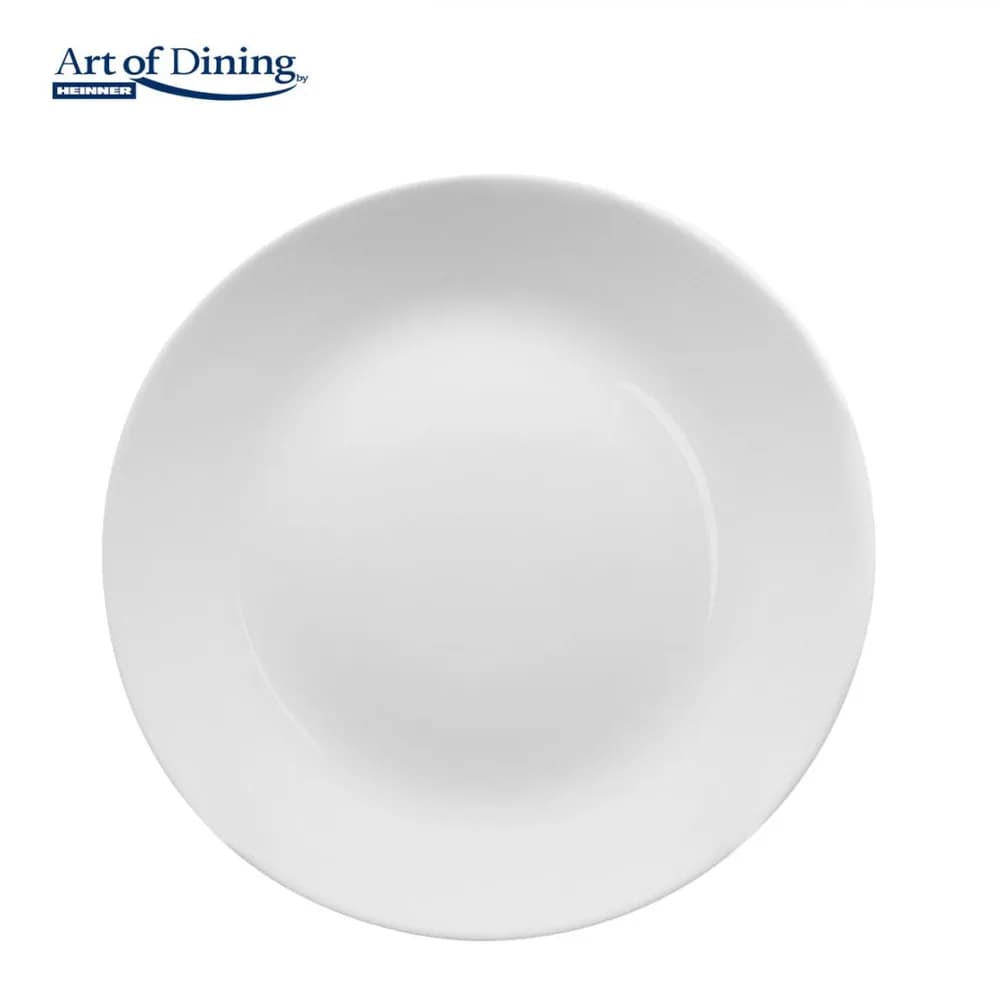 SET 6 FARFURII DESERT OPAL ALB 19 CM, AIDA, ART OF DINING BY HEINNER