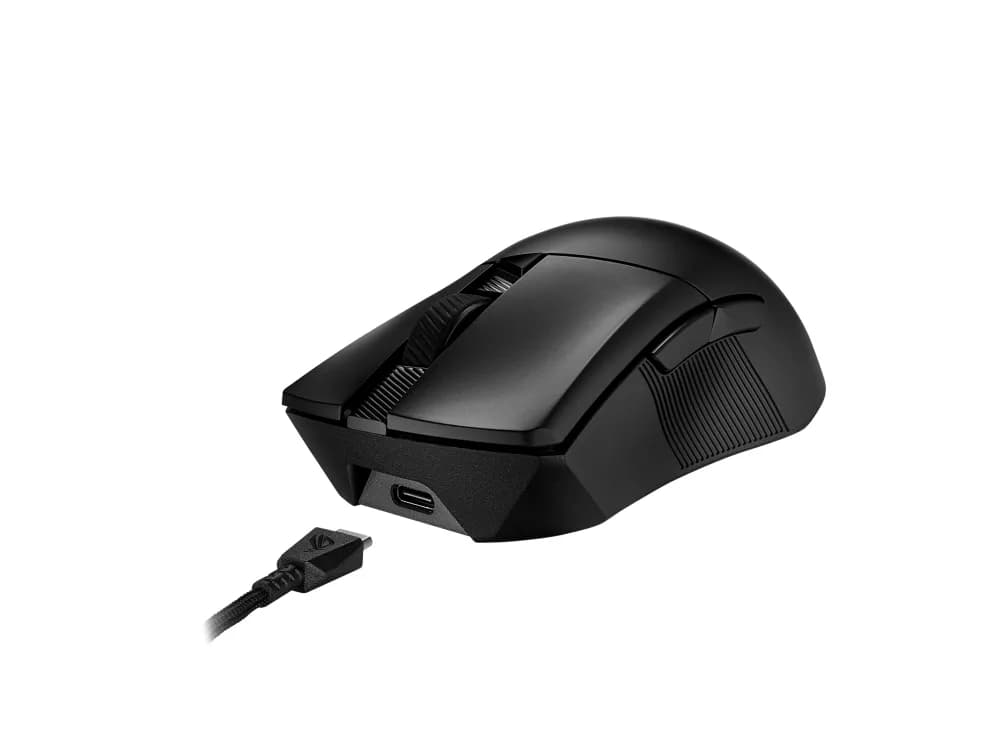 Mouse ROG Gladius III Wireless Aimpoint, gaming mouse, 36000 dpi, 6 butoane, Negru, Optic "90MP02Y0-BMUA00" — miniatură