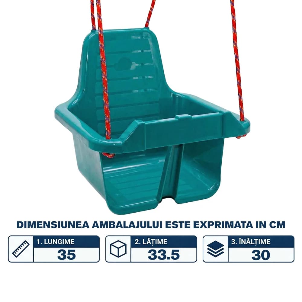 Leagan cu spatar, turcoaz - ROBENTOYS — miniatură