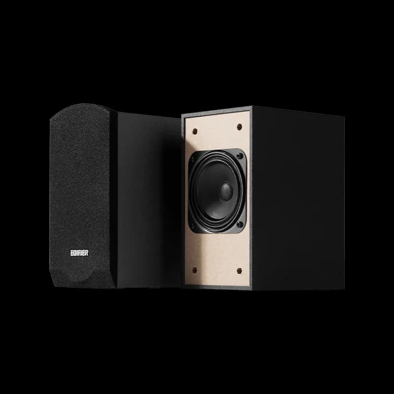BOXE EDIFIER 2.1, RMS: 34W (2 x 8W, 1 x 18W), bluetooth, volum, bass; raport semnal-zgomot: #25dBA, frecventa raspuns - sateliti: 210Hz - 20kHz, black, "M206BT" — miniatură