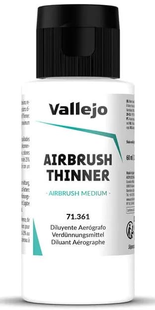 Accesoriu postprocesare Acrylicos Vallejo Vallejo Airbrush Thinner (71.361) — miniatură
