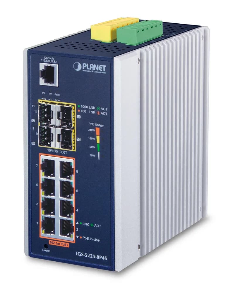 NET SWITCH 8PORT 1000M/IGS-5225-8P4S PLANET "IGS-5225-8P4S"