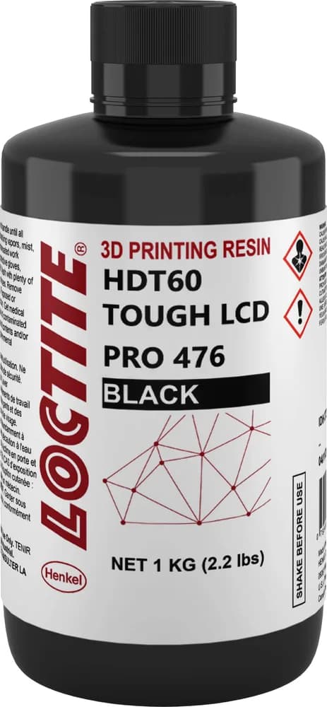 Rășină 3D Loctite 3D PRO476 Black – 1 kg