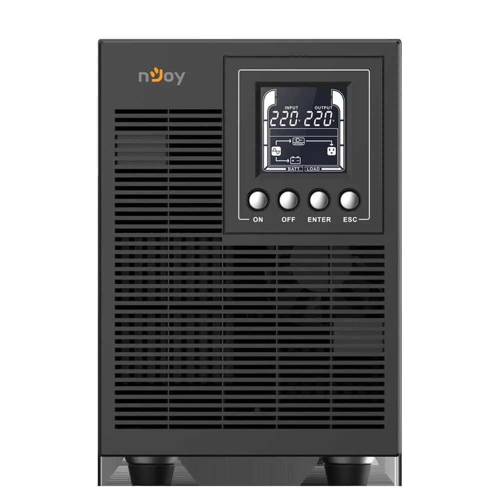 UPS nJoy Echo Pro 2000, 2000VA/1600W, On-line, LED, 3 prize Schuko — miniatură