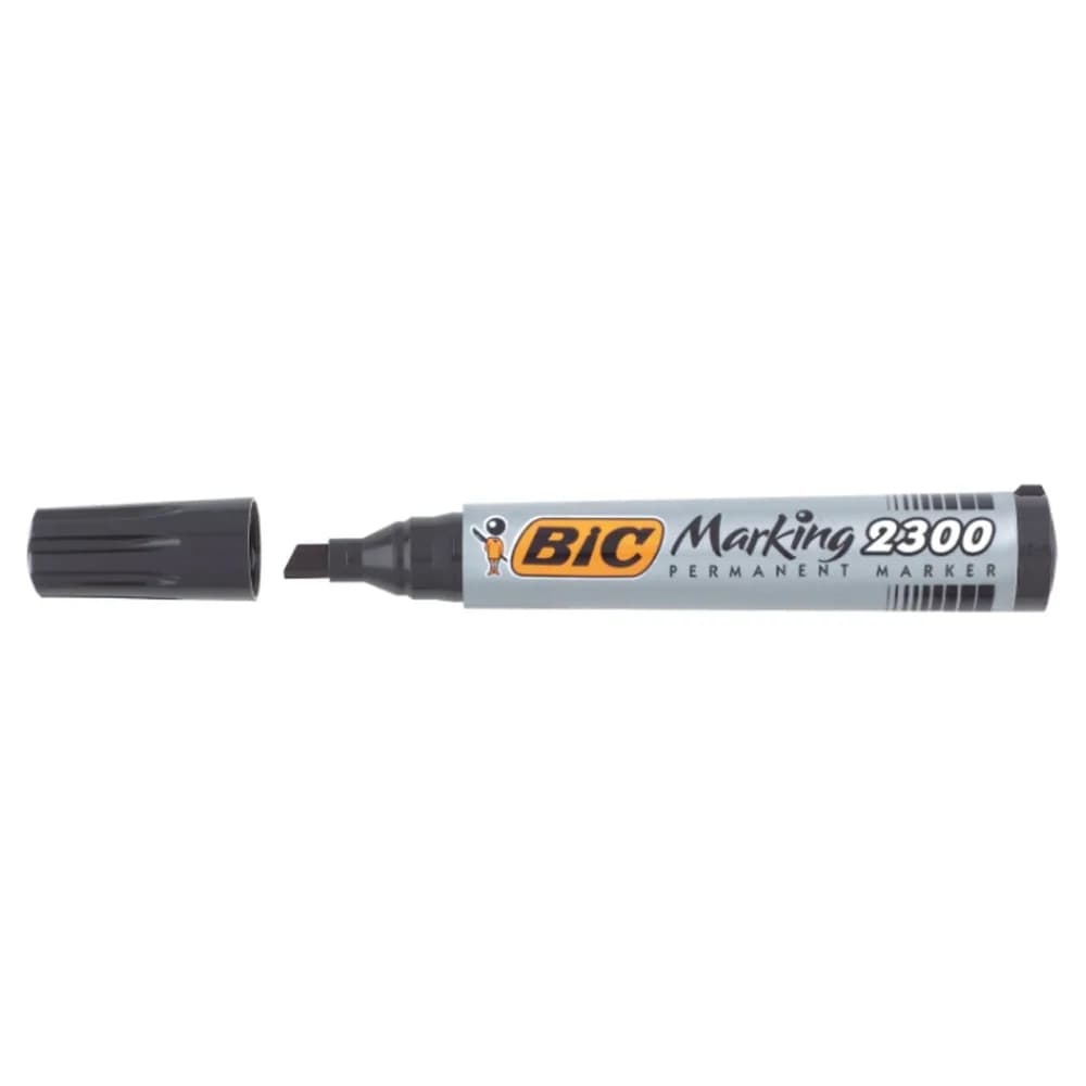 Marker permanent 2300 negru 12/cutie - BIC — miniatură