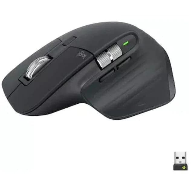 Mouse Wireless Logitech MX Master 3S, 8000 DPI, Gri — miniatură
