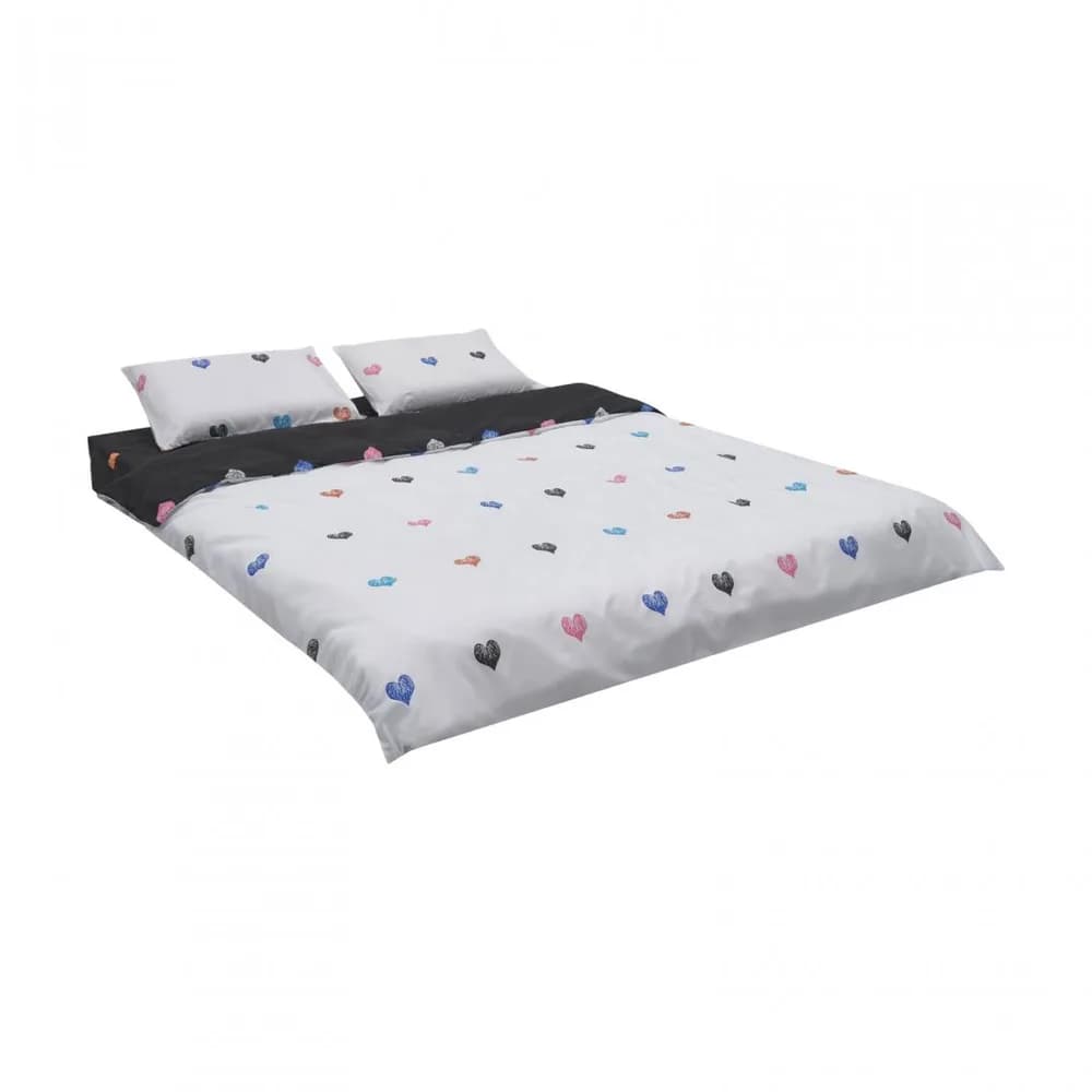 LENJERIE DE PAT KS MICROFIBRA HEARTS — miniatură