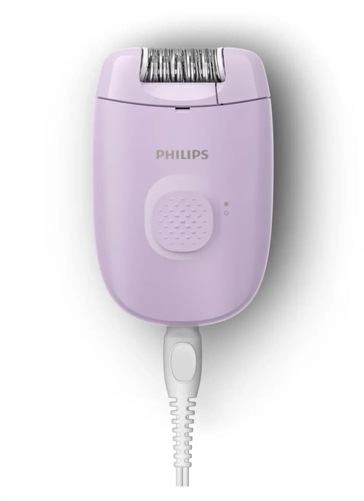 Epilator cu fir PHILIPS Seria 2000 BRE237/00, 1 viteza, 2 accesorii, Retea, Lila, L x A x I (mm) 110x40x145 — miniatură
