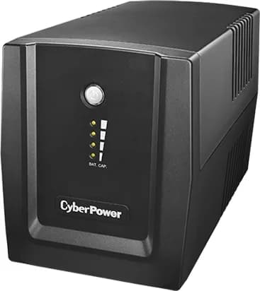 UPS CYBER POWER Line Int. cu management, LED, 2200VA/ 1320W, AVR, 4 x socket Shucko, indicatie status cu LED, 2 x baterie 12V/9Ah, Backup 70 - 95 min, incarcare 8h, conector USB, combo RJ45, "UT2200E"