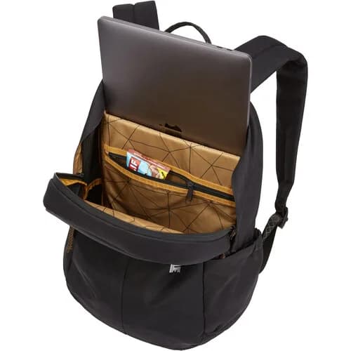 RUCSAC THULE NOTUS 20L, pt. notebook de max. 14 inch, 1 compartiment, buzunar lateral x 2, waterproof, poliester, negru, "TCAM6115" / "3204304" — miniatură