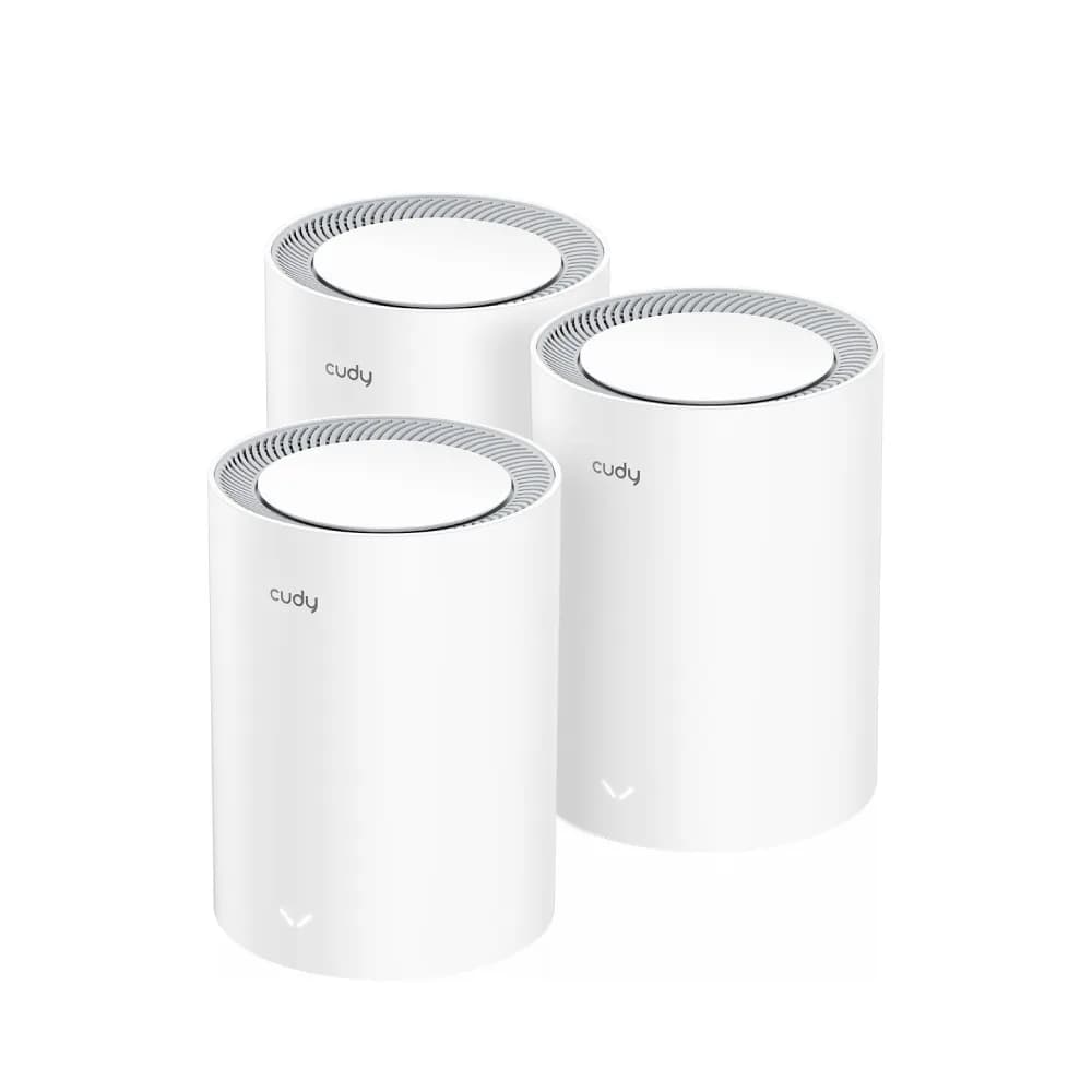 Cudy AX3000 Wi-Fi 6 Mesh 2.5G Solution 3-Pack, Dual-Band, White "M3000/3-PACKV2.0"