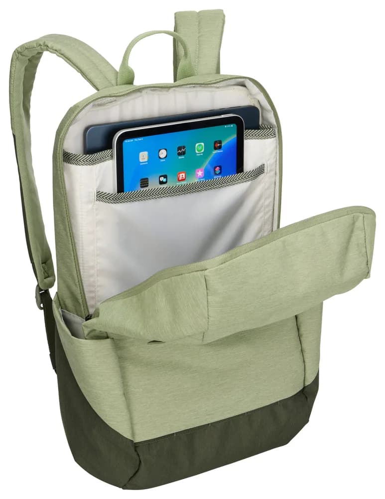 Rucsac THULE cu compartiment laptop 16'' , Lithos, 20L, Quiet Green TLBP216 3205453 — miniatură