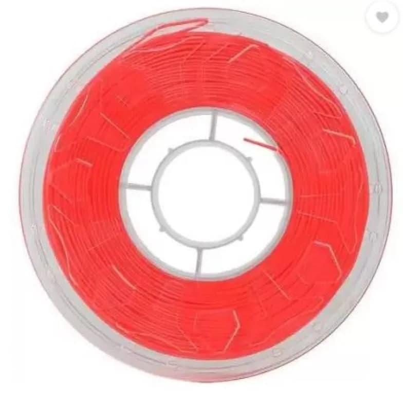CREALITY CR PLA 3D Printer Filament, fluorescent red, 1KG, Printing temperature: 190-220, Filament diameter: 1.75mm, Tensile strength: 60MPa, Size of filament wheel: Diameter 200mm, height 66mm, hole diameter 56mm. Utilizare: pana la 6 luni de la deschiderea ambalajului.