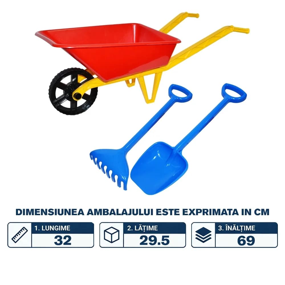 Roaba cu lopata si grebla ROBENTOYS — miniatură